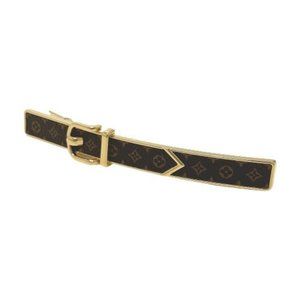 LOUIS VUITTON Brown Monogram Barette